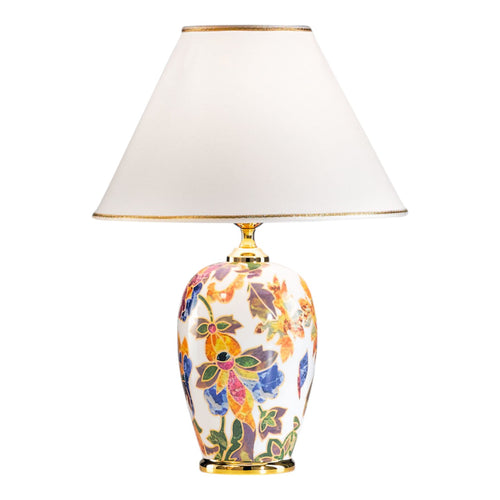 Damasco Ø 30 cm – handgefertigte Tischlampe aus Italien #size:30cm