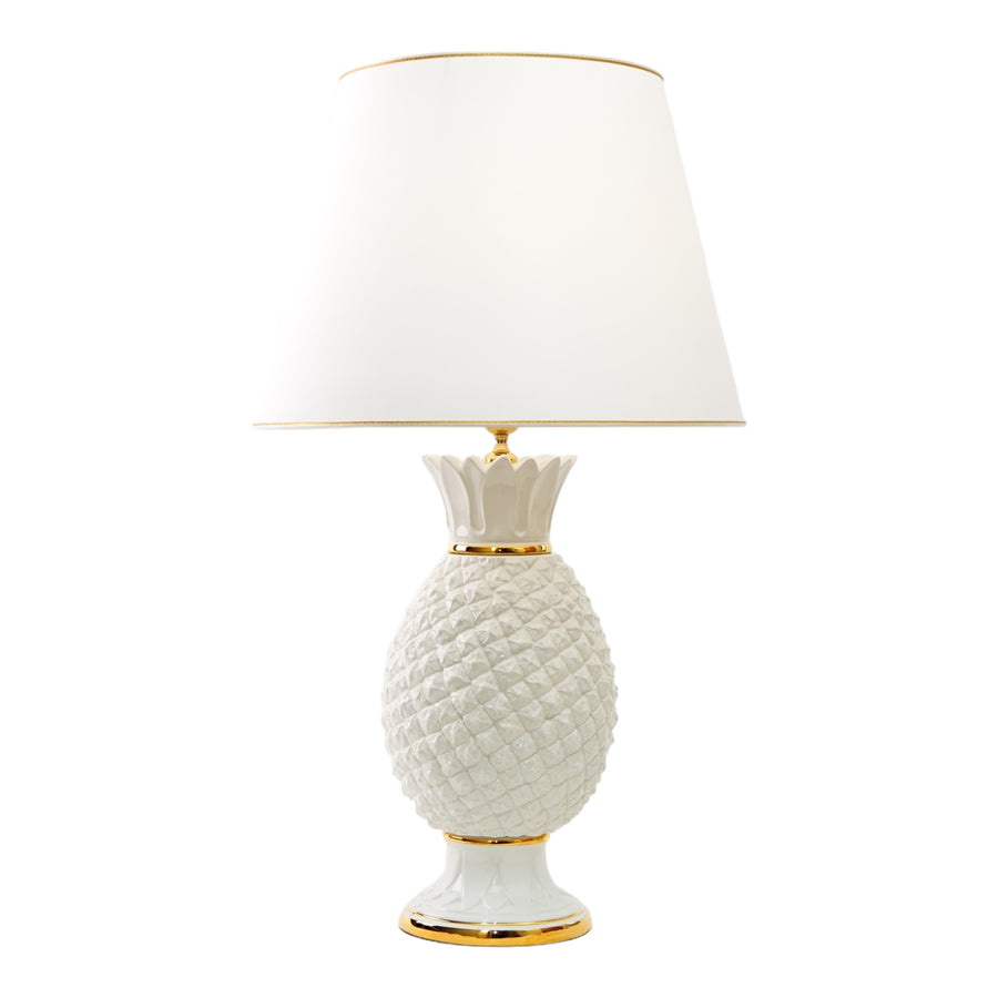 Lunatre Ananas – Premium Gold / Weiß