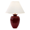 Lunatre Palazzo Bordeaux (Weinrot), Lampenschirm Beige #color:bordeaux #shade:beige