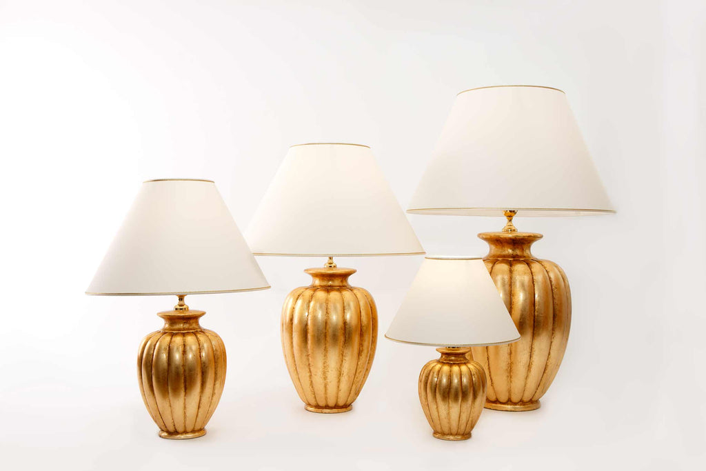 Lunatre Palazzo Oro Antico (Antikgold), Lampenschirm Beige #color:oro-antico #shade:beige