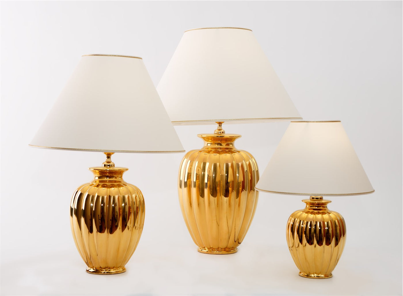 Finished with 24-carat gold.