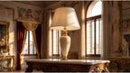 Lunatre Estetica – handgefertigte Tischlampe aus Italien #shade:beige