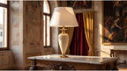 Lunatre Estetica – handgefertigte Tischlampe aus Italien #shade:beige