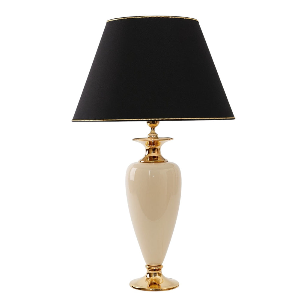 Lunatre Estetica – handgefertigte Tischlampe aus Italien #shade:schwarz