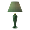 Lunatre Eleganza Verde – handgefertigte Tischlampe aus Italien #color:verde #shade:gruen