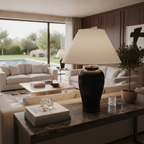  – handgefertigte Tischlampe aus Italien#shade:beige #form:empire