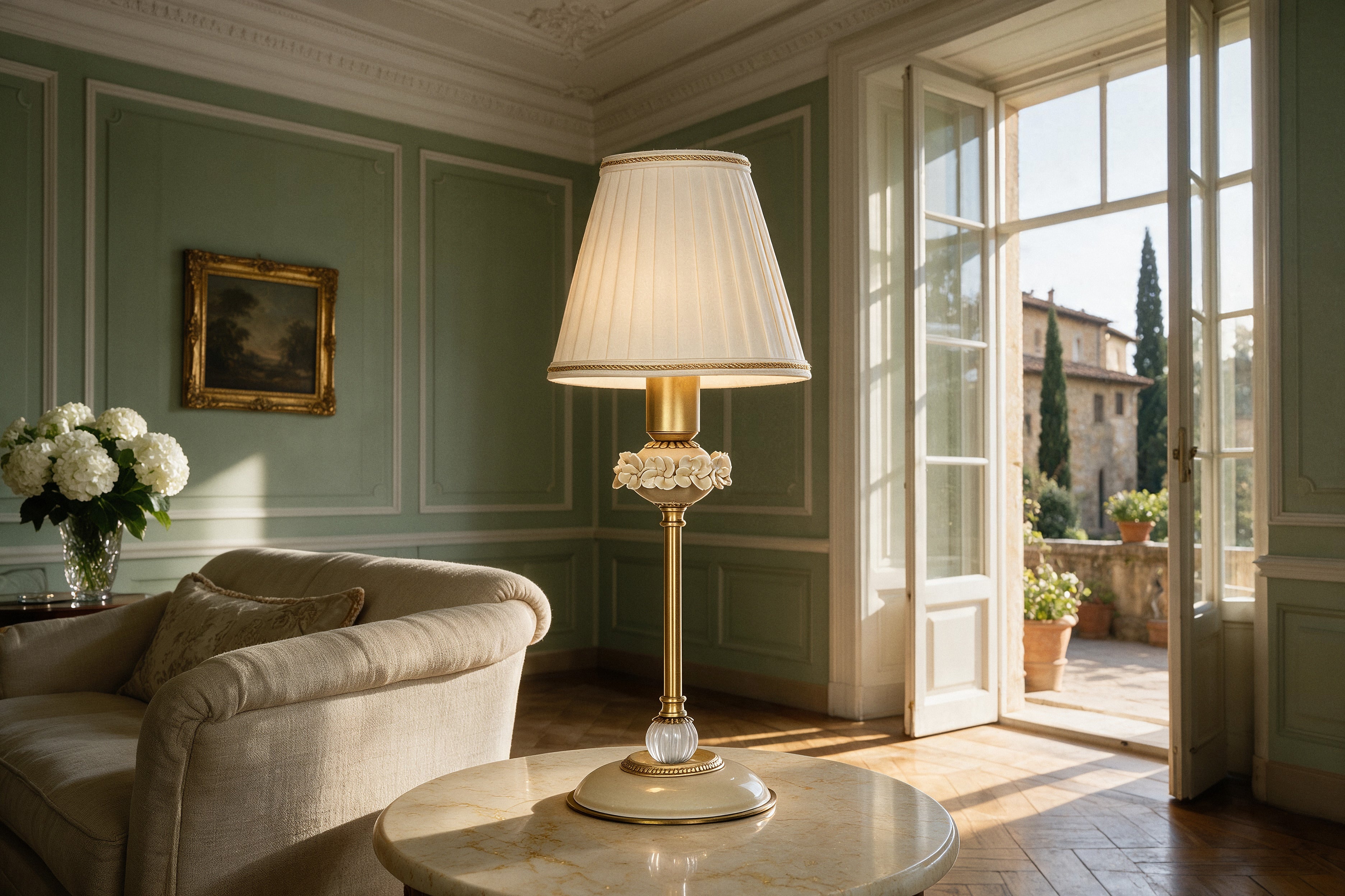 Fascia Fiori Tragbare Leuchte im florentinischen Palazzo #all:1
