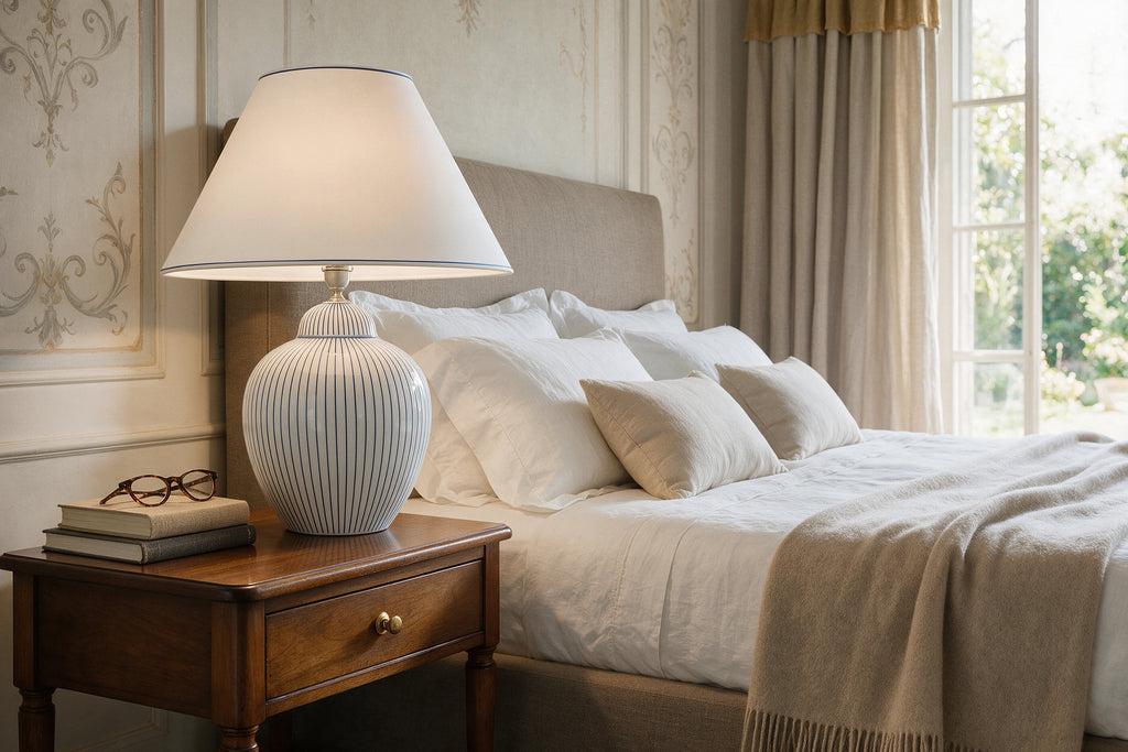 Righe im eleganten Schlafzimmer #all:2
