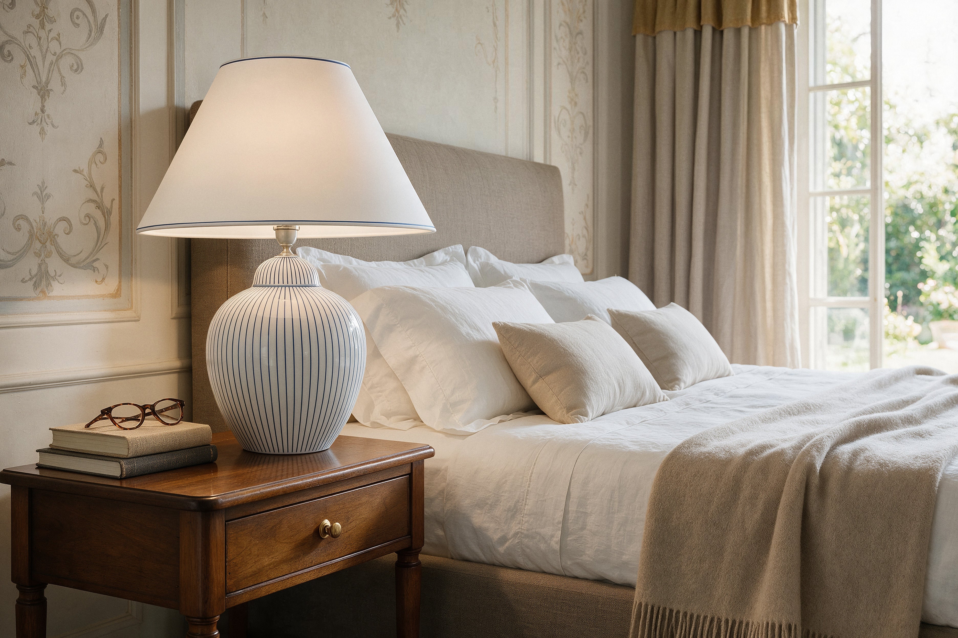 Righe im eleganten Schlafzimmer #all:2
