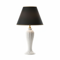 Lunatre Eleganza Vaniglia – handgefertigte Tischlampe aus Italien #color:vaniglia #shade:schwarz