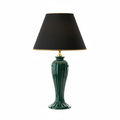 Lunatre Eleganza Verde – handgefertigte Tischlampe aus Italien #color:verde #shade:schwarz