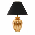 Lunatre Palazzo Oro Antico (Antikgold), Lampenschirm Schwarz #color:oro-antico #shade:schwarz