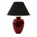 Lunatre Palazzo Bordeaux (Weinrot), Lampenschirm Schwarz #color:bordeaux #shade:schwarz