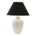 Lunatre Palazzo Vaniglia (Weiß), Lampenschirm Schwarz #color:vaniglia #shade:schwarz
