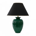 Lunatre Palazzo Verde (Grün), Lampenschirm Schwarz #color:verde #shade:schwarz