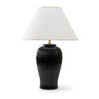 Lunatre Nobile Nero, Schirm Empire Beige – handgefertigte Tischlampe aus Italien #shade:beige #form:empire