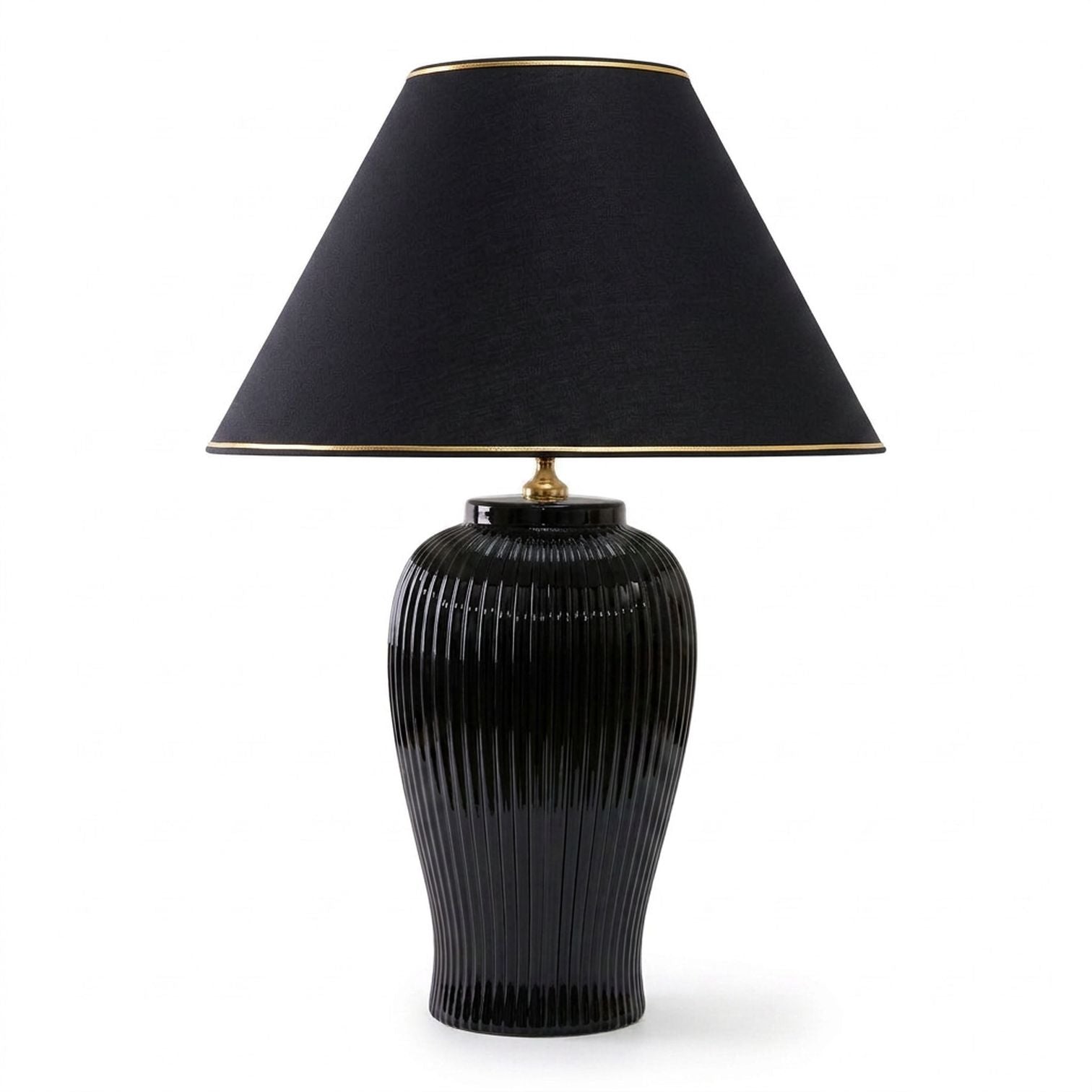 Lunatre Nobile Nero, Schirm Empire Schwarz #shade:schwarz #form:empire