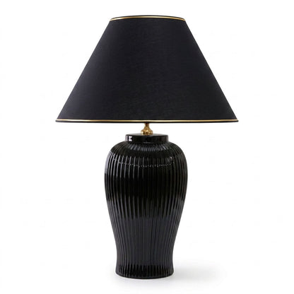 Lunatre Nobile Nero, Schirm Empire Schwarz #shade:schwarz #form:empire